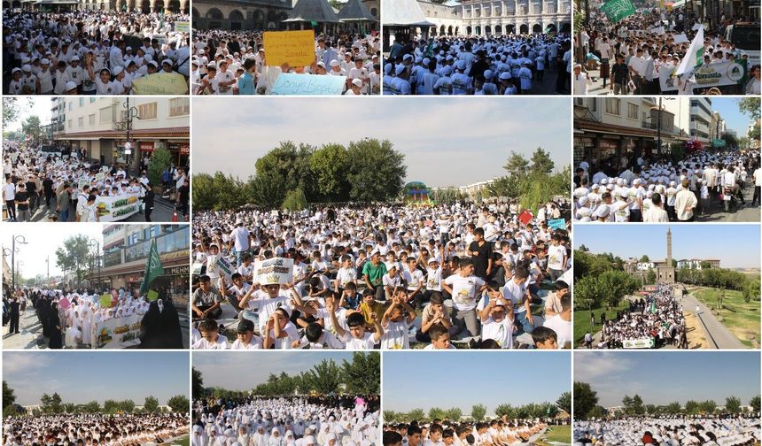 Diyarbakır'da 'Hayat Namazla Güzeldir' programına binlerce çocuk katıldı