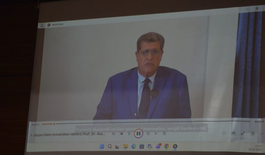 Gazze İslam Üniversitesi Rektörü Asad: Akademik direncimiz kırılmadı