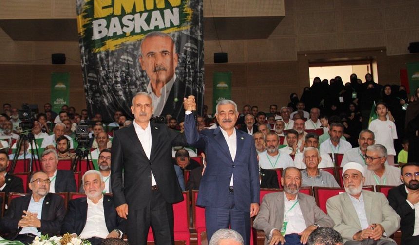 HÜDA PAR Batman İl Kongresi düzenlendi: Mehmet Emin Doğru il başkanı oldu