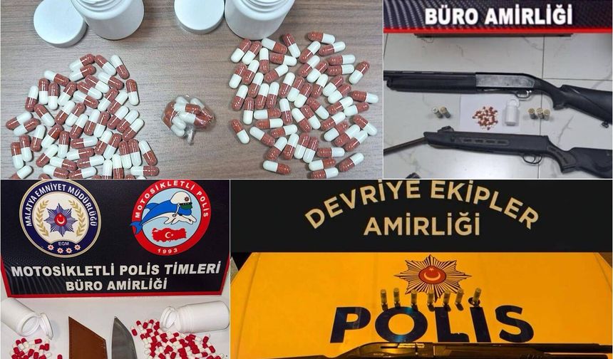 Malatya'da aranan 39 şahıs yakalandı