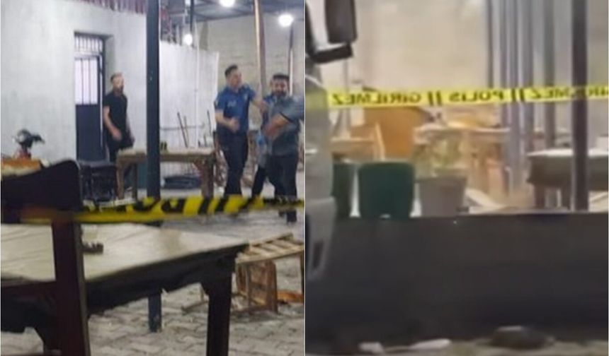 Mersin'de kahvehanede silahlı saldırı: 1 ölü, 4 yaralı