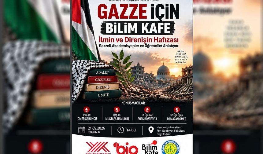 Şanlıurfa'da Gazze için akademik buluşma düzenlenecek
