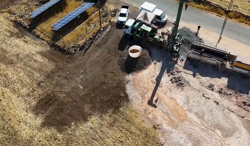Şırnak'ta sondaj çalışmasında 244 metrede su bulundu