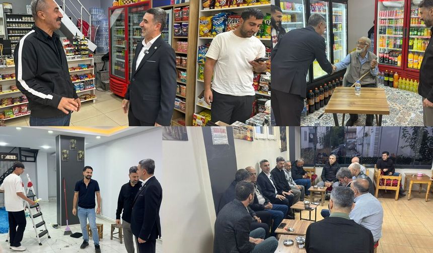 HÜDA PAR Bingöl İl Başkanlığı'ndan esnaf ziyareti