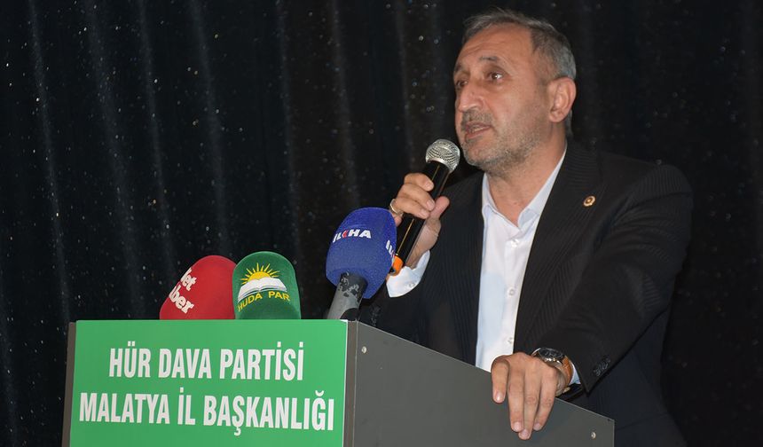 HÜDA PAR Genel Başkan Yardımcısı Demir'den Malatya Kongresinde 'kardeşlik' vurgusu