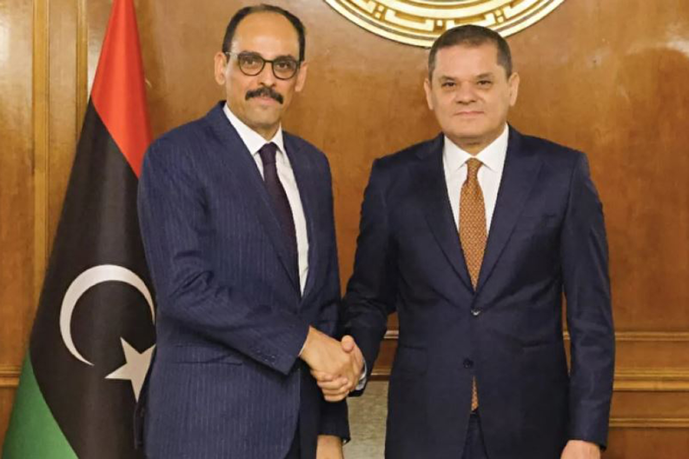 MİT Başkanı Kalın, Libya Başbakanı Dibeybe ile görüştü