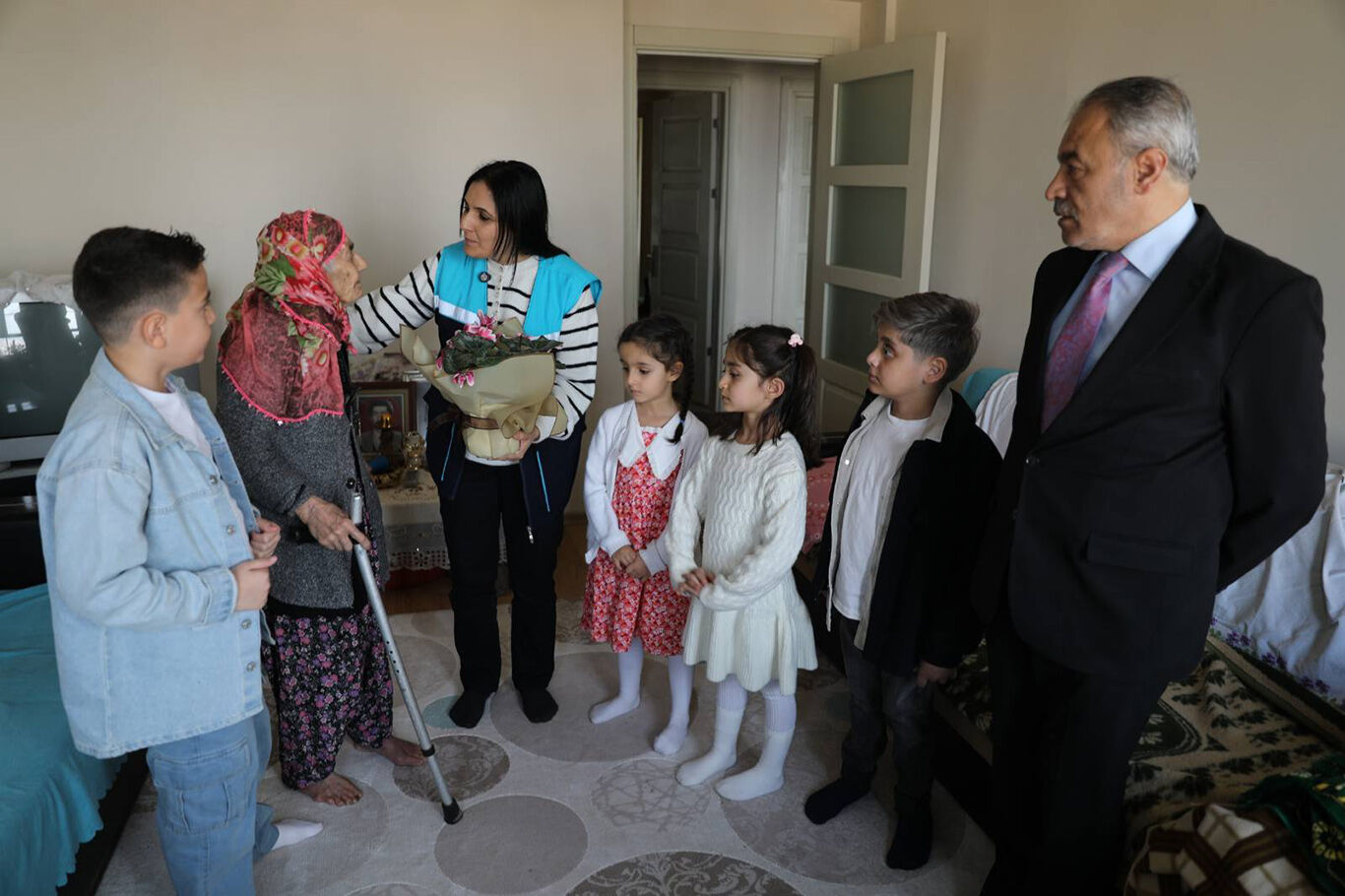 Battalgazi Belediyesi'nden çocuklarla bayram ziyareti