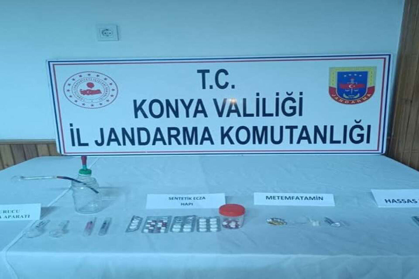 Konya'da uyuşturucu operasyonu: 2 tutuklama