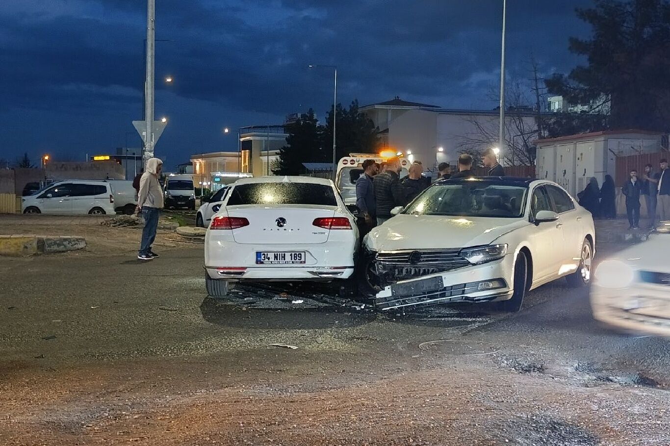 Diyarbakır'da maddi hasarlı trafik kazası