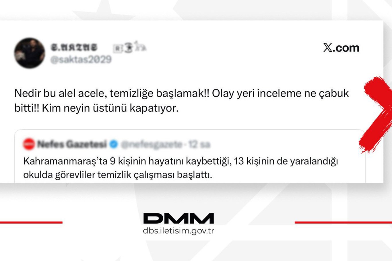 DMM'den 'delil karartma' iddialarına yalanlama