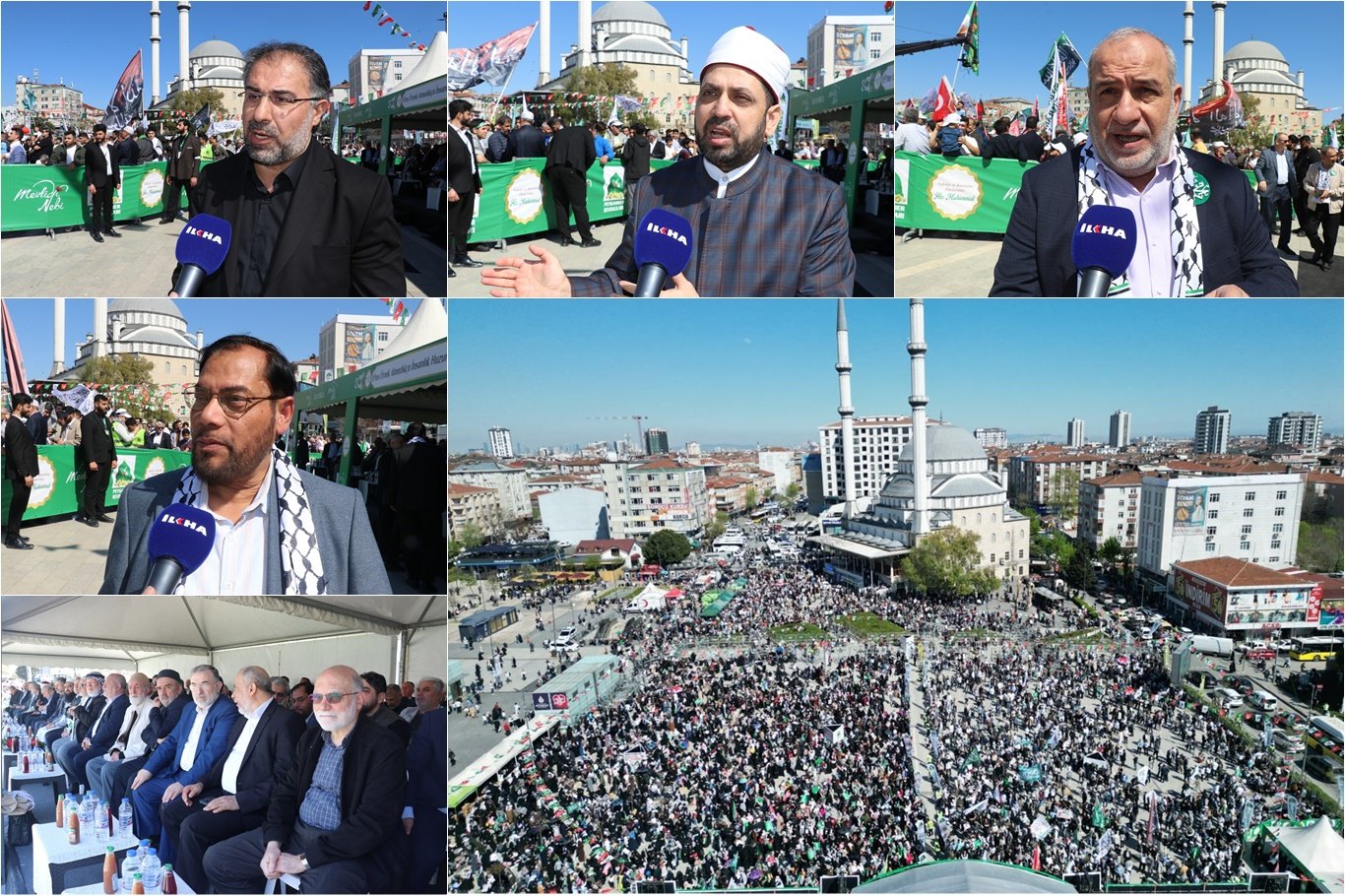 İstanbul'daki Mevlid-i Nebi programına katılan isimlerden 'vahdet' çağrısı