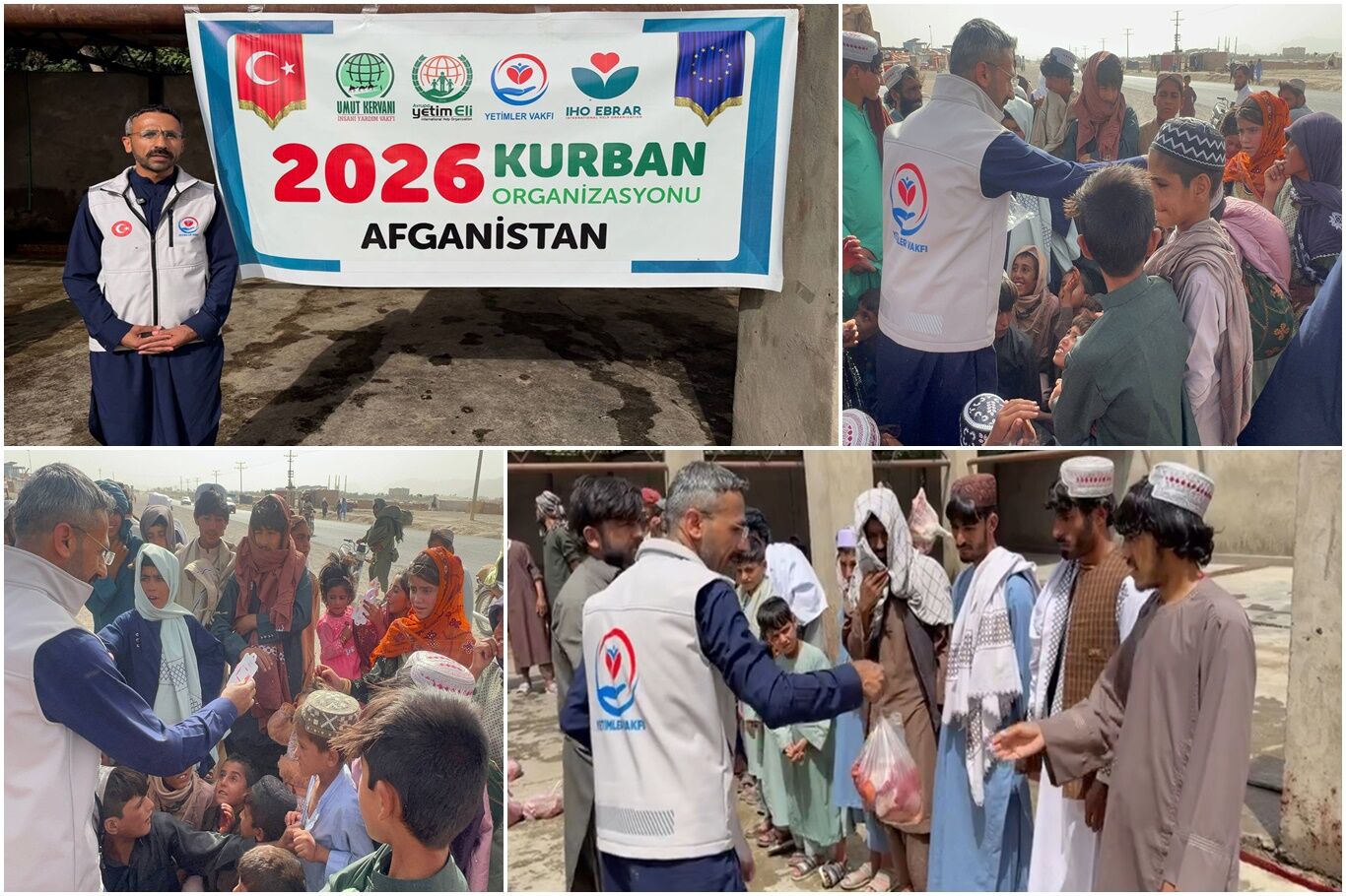 Hayırseverlerin emanetleri Afganistan'daki yetimlere ulaşıyor
