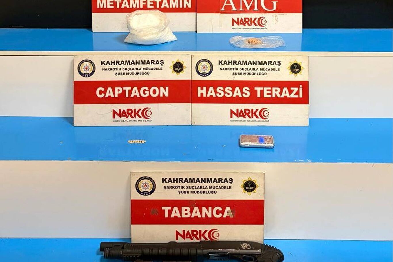 Kahramanmaraş'ta 1 kilogram metamfetamin ele geçirildi: 1 tutuklama