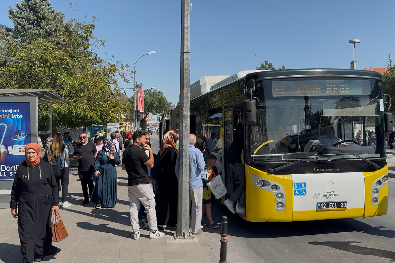 Konya'da Kurban Bayramı dolayısıyla toplu taşımada yeni düzenleme