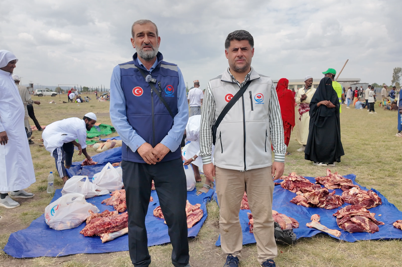 Yetimler Vakfı Etiyopya'da binlerce aileye kurban eti ulaştırdı