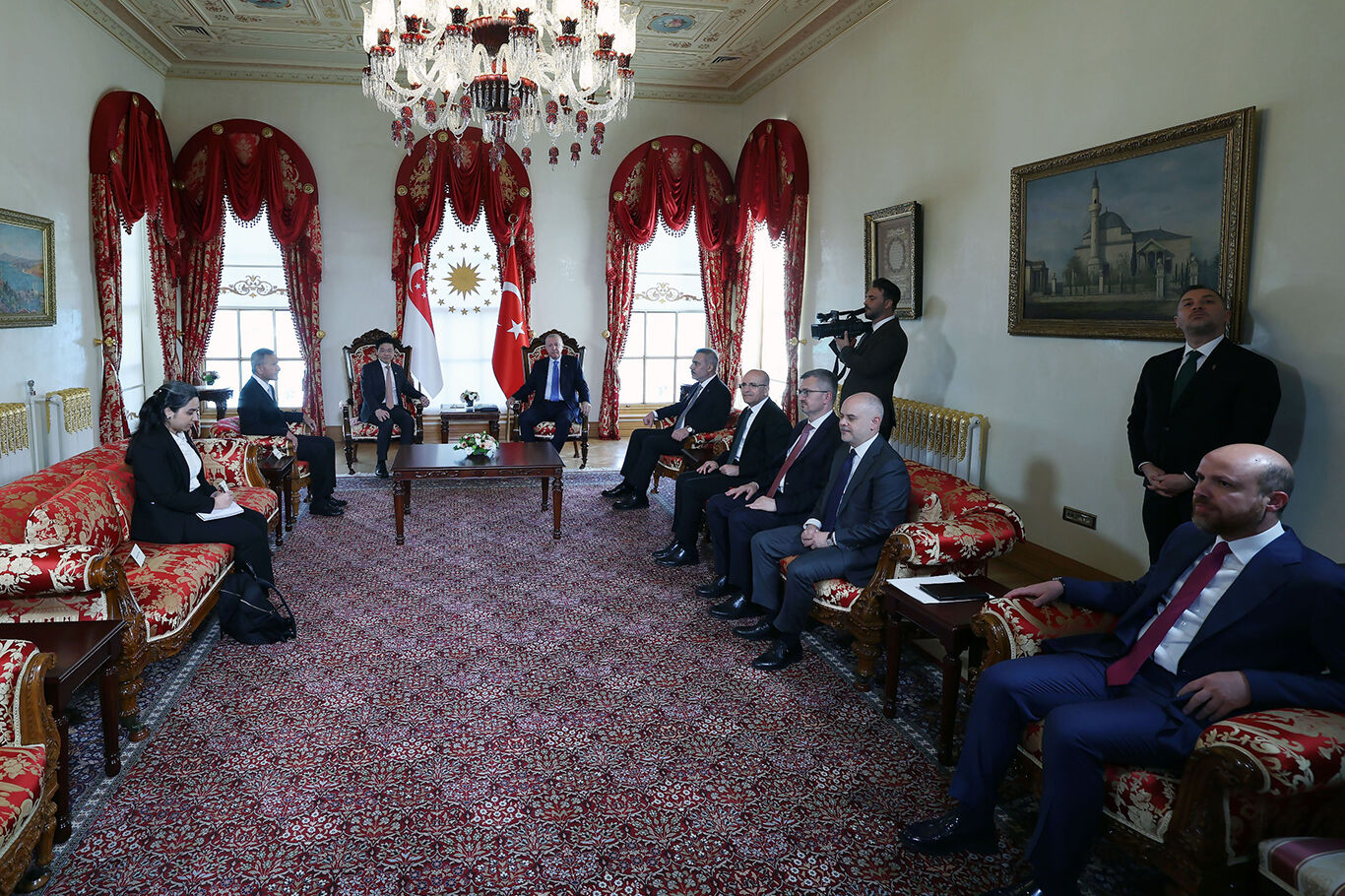Cumhurbaşkanı Erdoğan, Singapur Başbakanı Wong ile görüştü