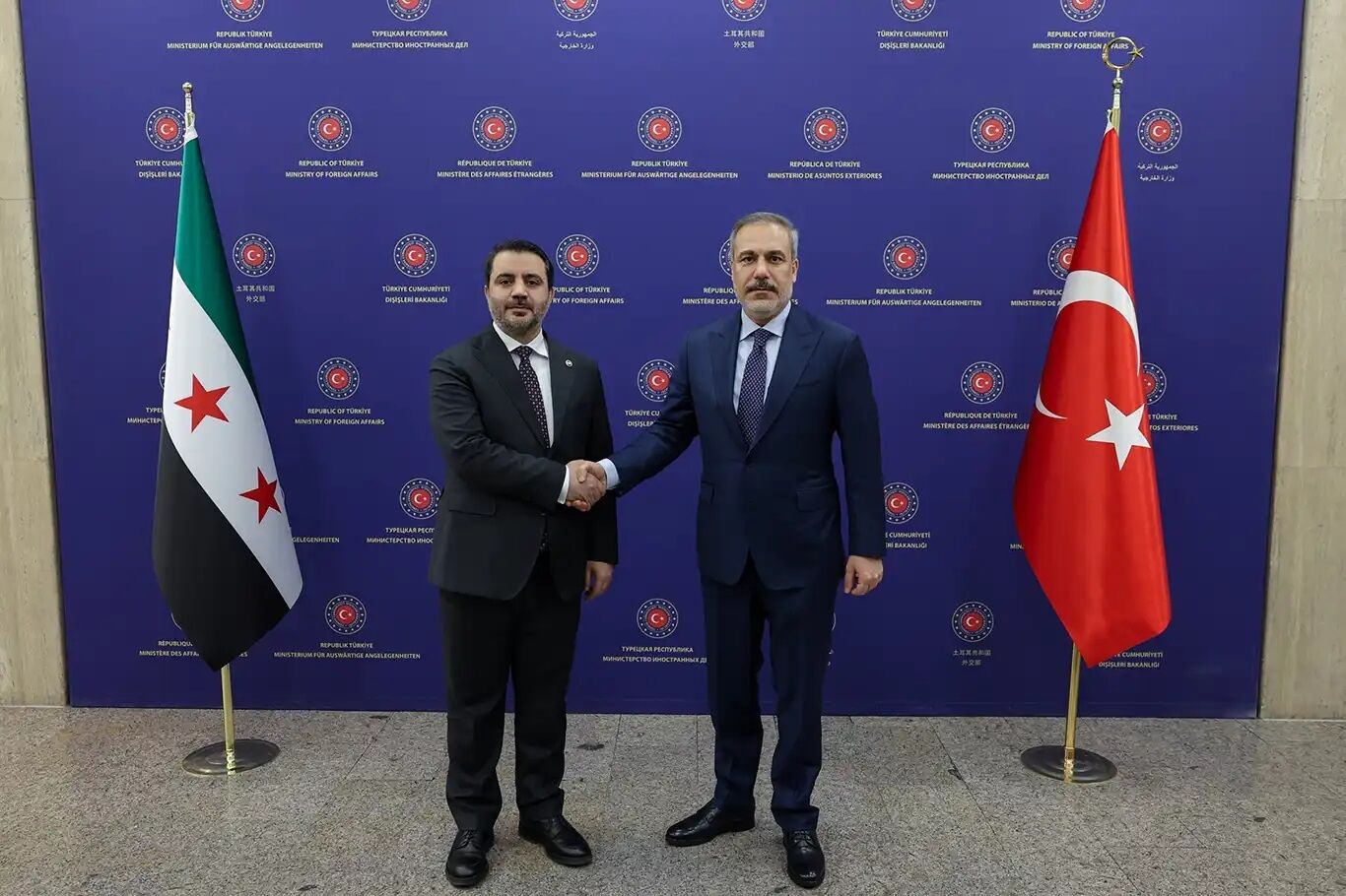 Dışişleri Bakanı Fidan Suriyeli mevkidaşı Şeybani ile görüştü