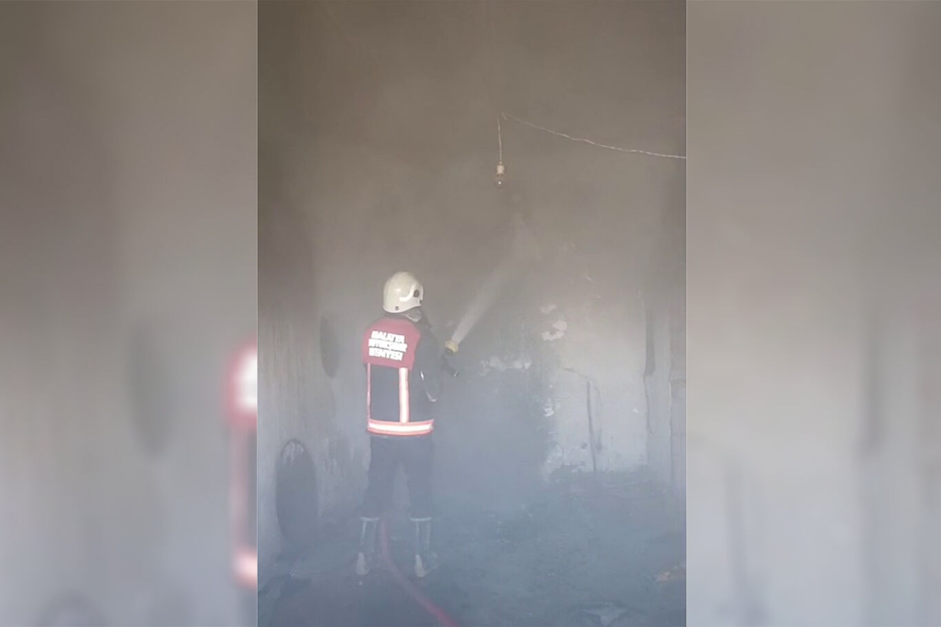 Malatya'da bir evde çıkan yangın maddi hasara yol açtı