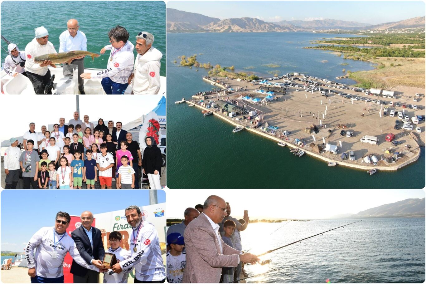 Malatya'da turna balığı yakalama yarışması uluslararası katılımla gerçekleştirildi