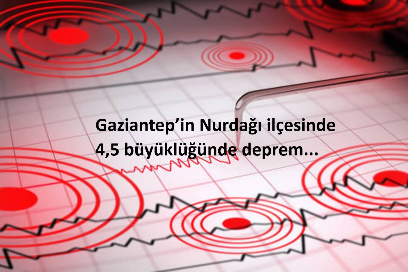 Gaziantep'in Nurdağı ilçesinde deprem
