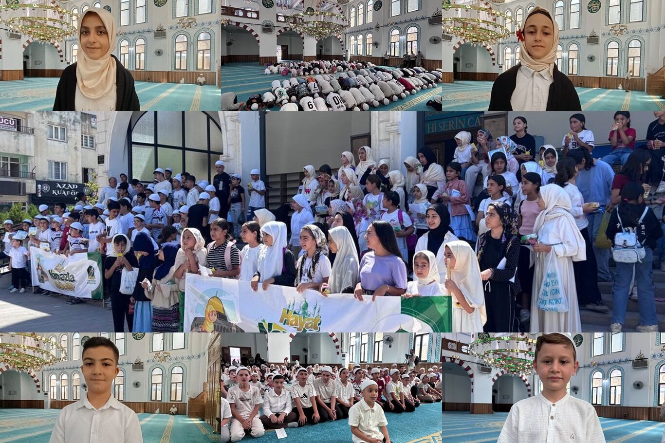 Siirt'te yüzlerce çocuk yaz tatillerini ekran başında değil Kur'an ve namaz öğrenerek değerlendirdi