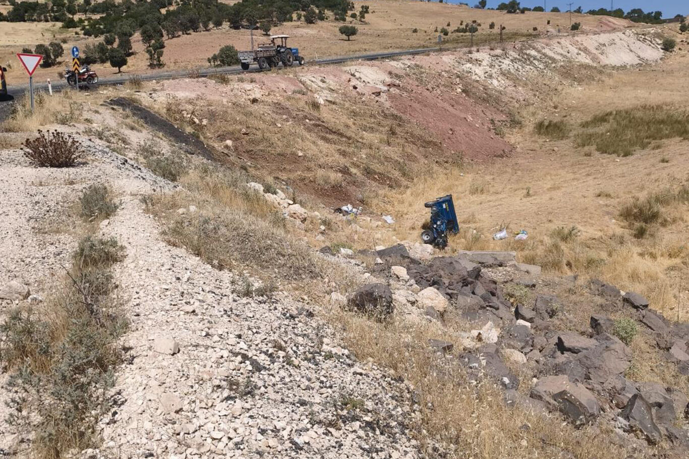 Şırnak'ta patpat şarampole devrildi: 1 ölü, 4 yaralı