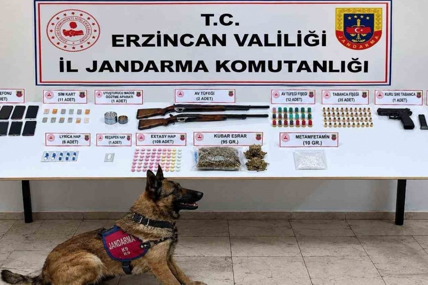 Erzincan merkezli uyuşturucu operasyonu: 10 gözaltı
