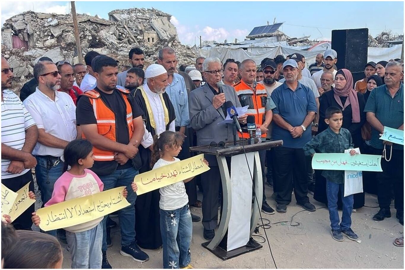 Gazze'de kış öncesi acil çağrı: El-Zeytun sakinleri dünyaya seslendi