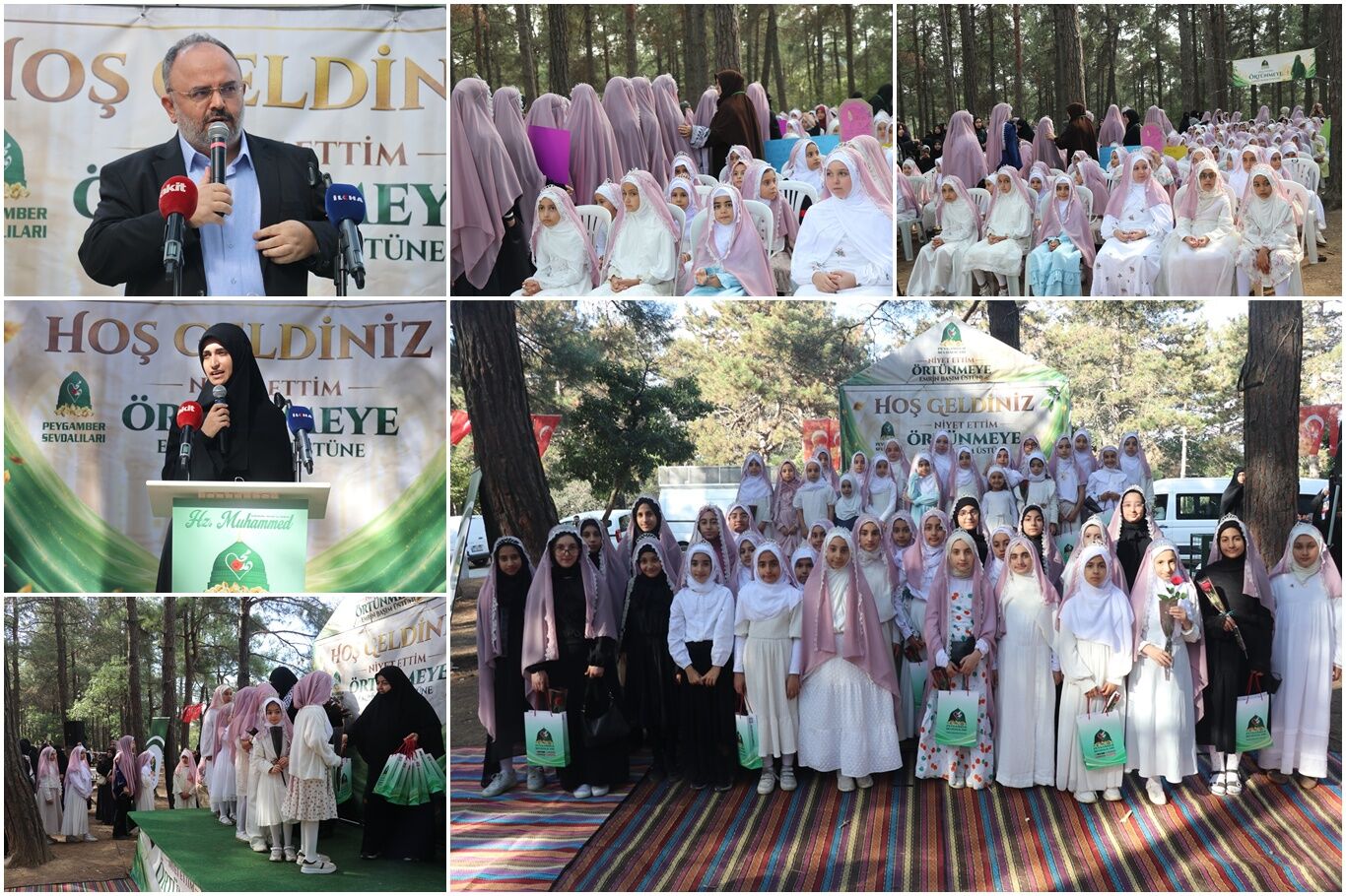 İstanbul'da 'Niyet Ettim Örtünmeye, Emrin Başım Üstüne' programı gerçekleştirildi